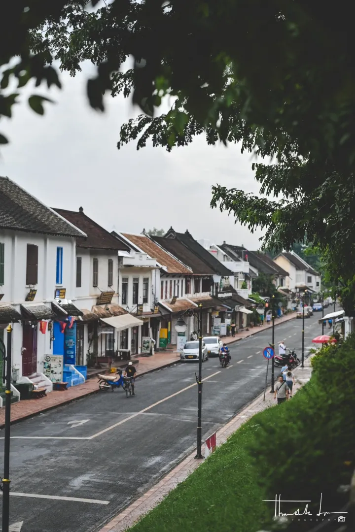 ถนนในเมืองเก่าหลวงพระบาง
