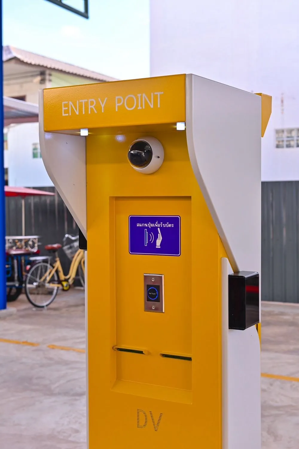 ตู้รับบัตรจอดรถ Entry Point ทางเข้าลานจอด XL